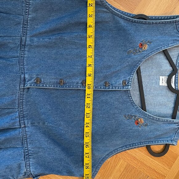 Long denim dress - Picture 4 of 7